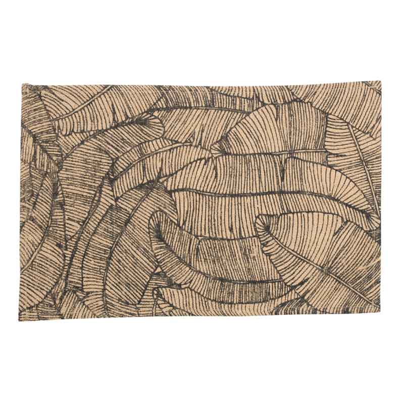Set de table jute 'Feuillages'