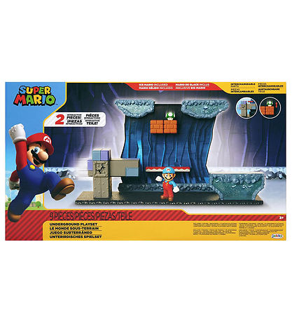 Super Mario Spielset - Underground Spielset - 9 Teile