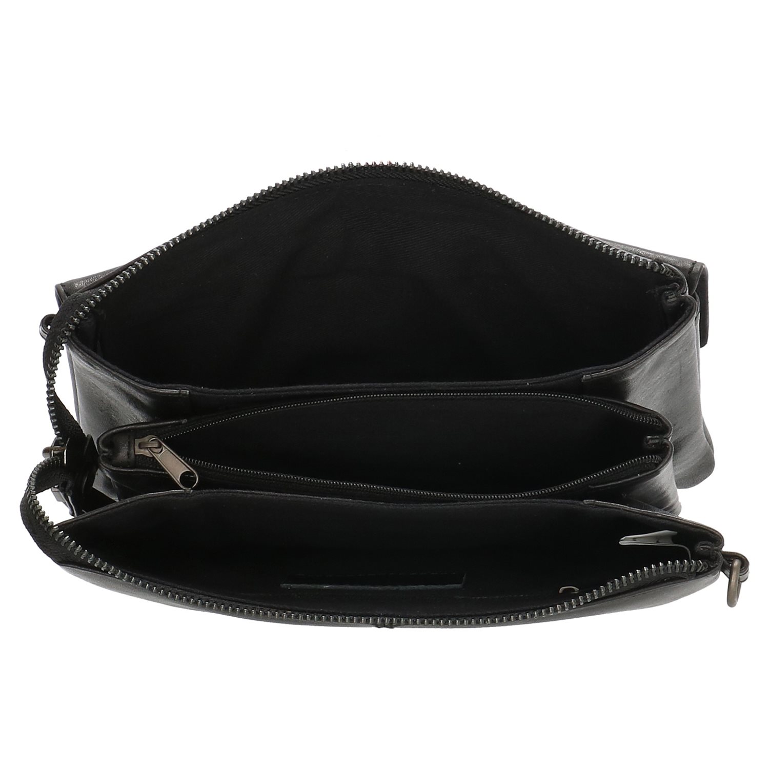 Micmacbags Porto Crossbody Tas zwart