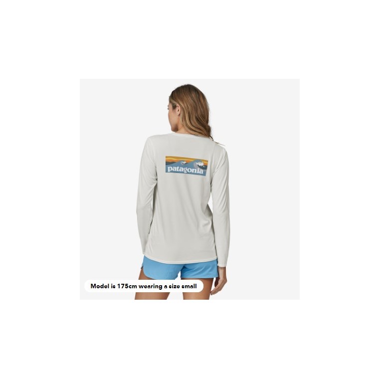 Patagonia W's L/S Cap Cool Daily Graphic Shirt - Waters
