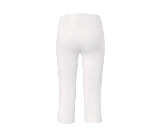 3/4-Stretchhose, weiß