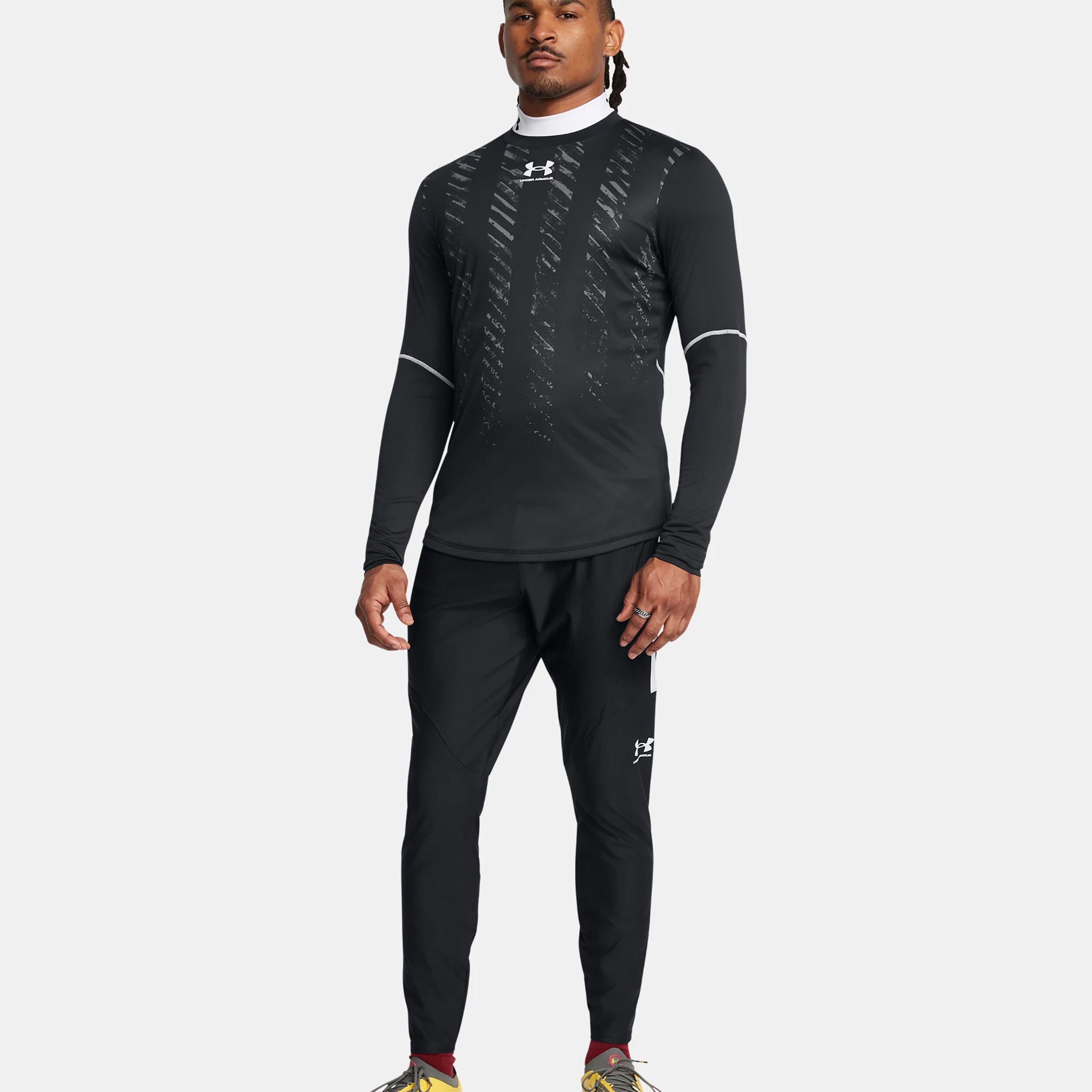 Under Armour Pro Jersey Haut Manches Longues Hommes - Noir