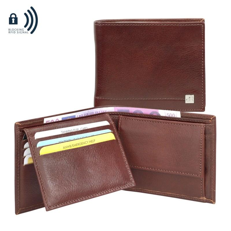 dR Amsterdam Vegio Billfold 118524 Chestnut
