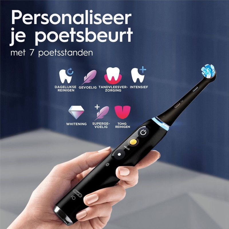 Oral-B Special Edition iO - 9 - Roze en Zwart - Elektrische Tandenborstel - Duopack