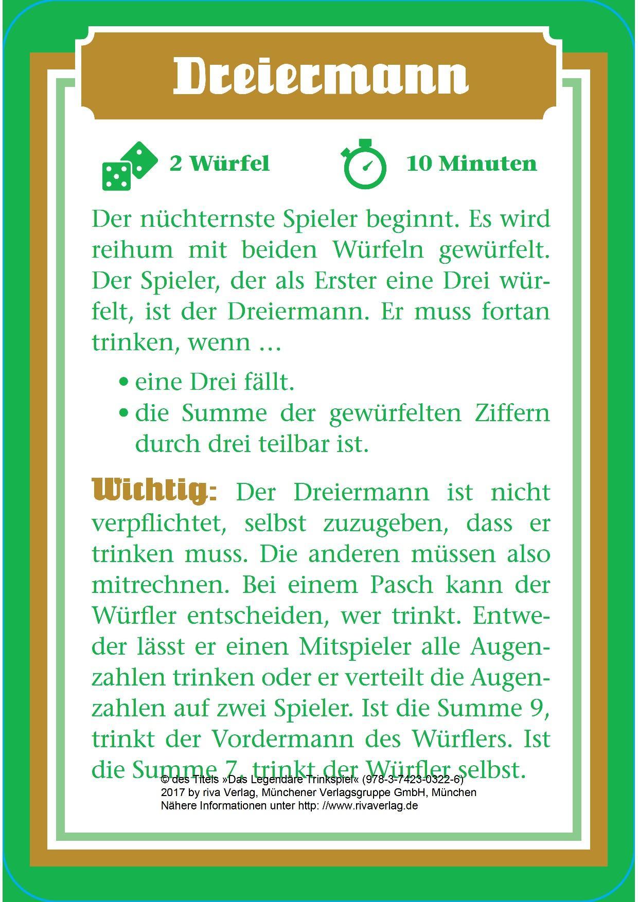 Das legendäre Trinkspiel (Spiel)