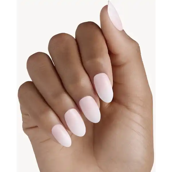 french Manicure click-on nails 02 Babyboomer Style