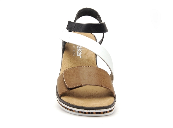 Rieker nu pieds plats femme v3670 multicolore