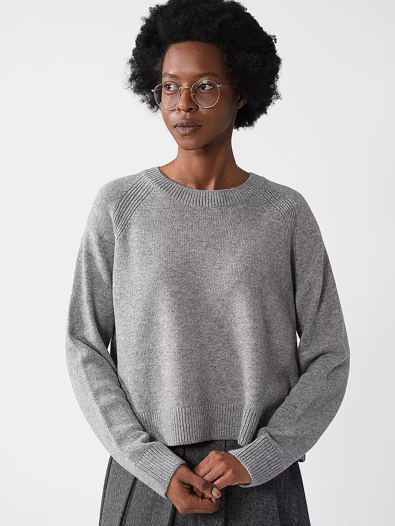 ARMEDANGELS Pullover DILIRIAA REGLANA hellgrau