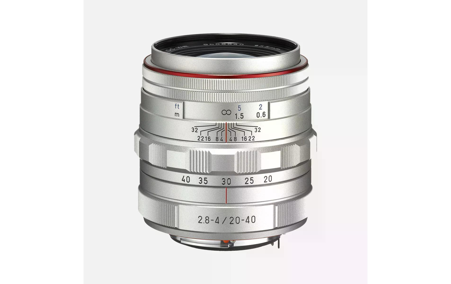 Zoomobjektiv DA HD 20-40mm F/2.8-4.0 ED Limited DC WR<br>HD PENTAX-DA 20-40 mm F2.8-4 ED Limited DC WR