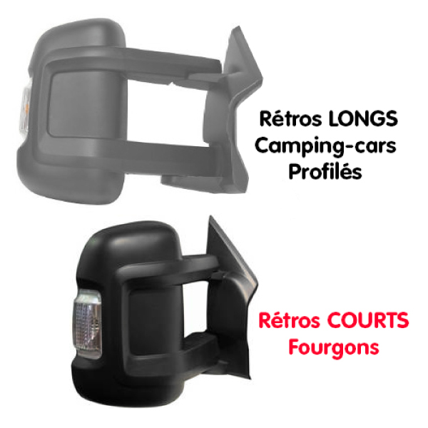 Coques rétros fourgon Ducato MILENCO Blanches
