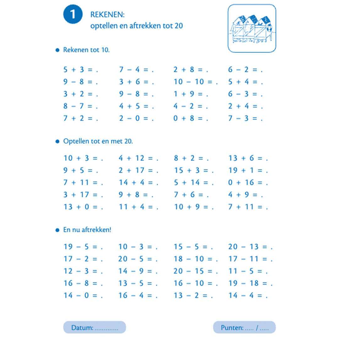 Uitgeverij deltas oefenblaadjes - naar groep 5