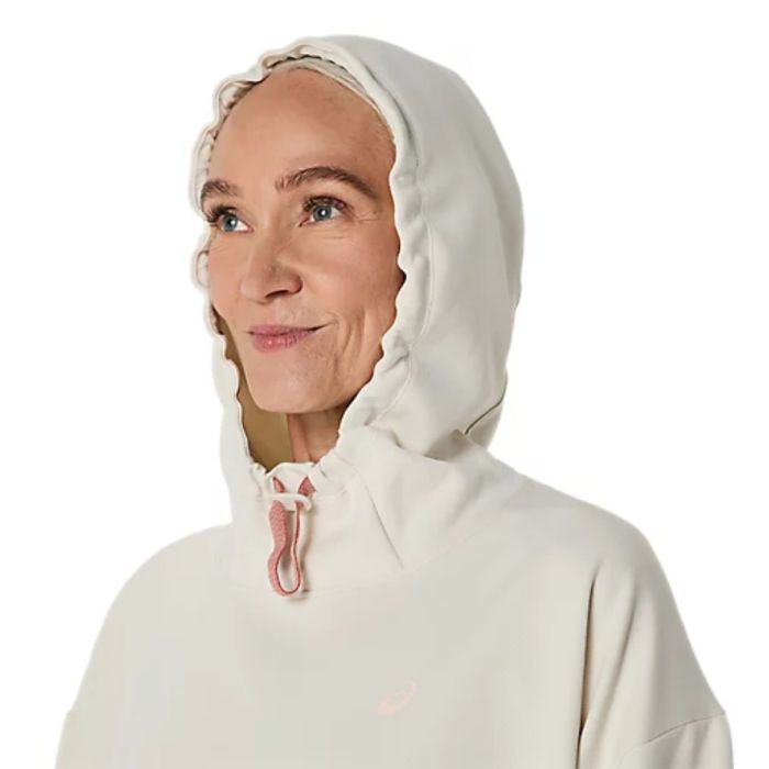 Asics Dame Trøjer Nagino Run Adjustable Hoodie Hvid