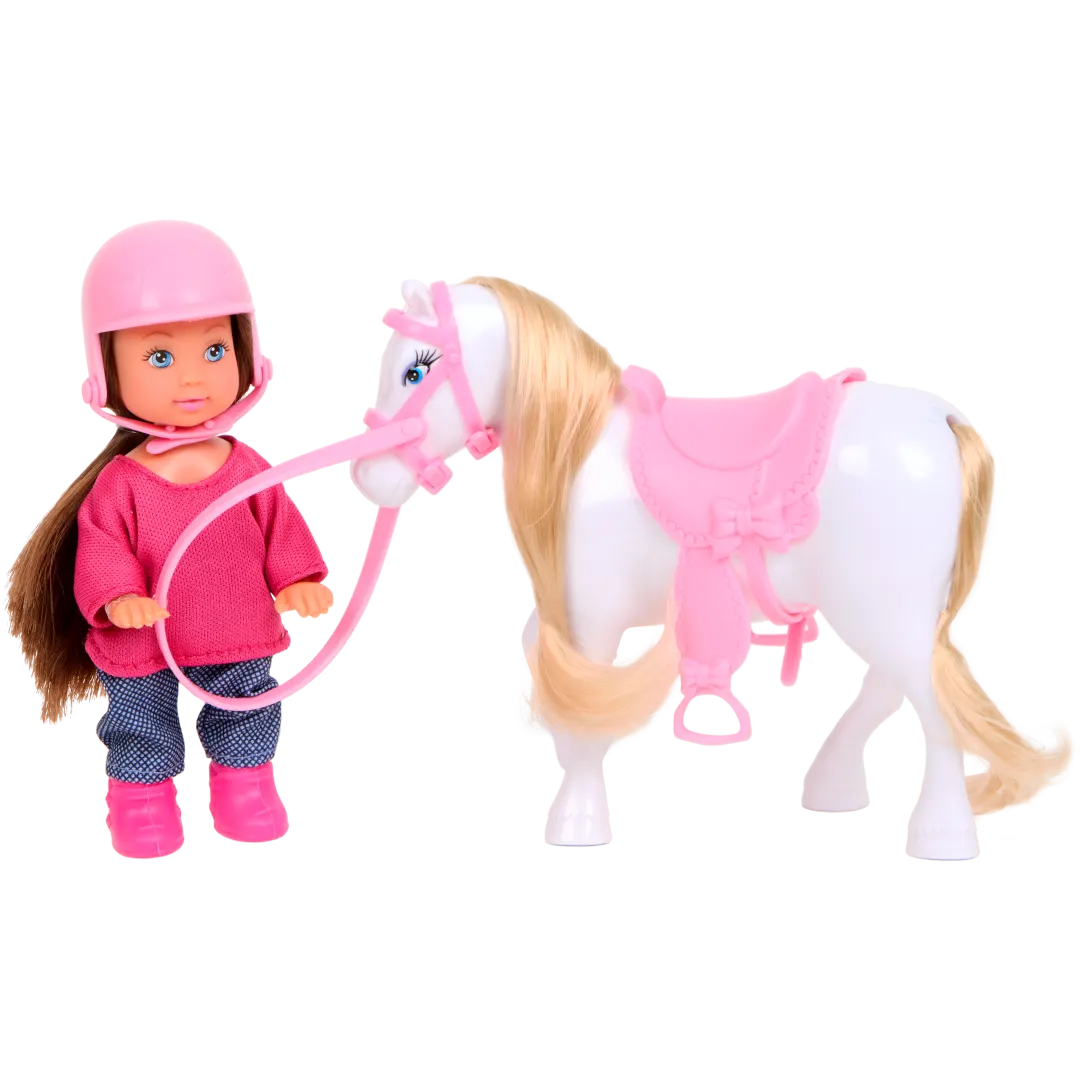 Poupée avec poney Simba Evi Love