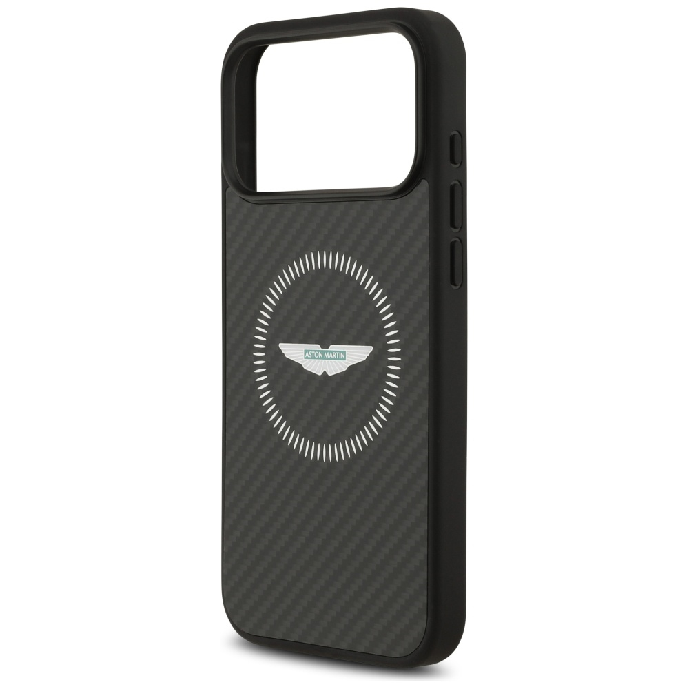 iPhone 17 Pro Max MagSafe Hardcase Hülle HC Kevlar Counter Design (ASHMP17XFCOS) - Schwarz