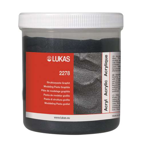LUKAS Strukturpaste Graphit