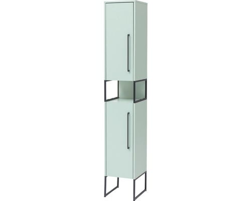 Hoge kast van Möbelpartner Limone, afmetingen (B x H x D): 33 x 183,4 cm x 30,2 cm, frontkleur: mintgroen