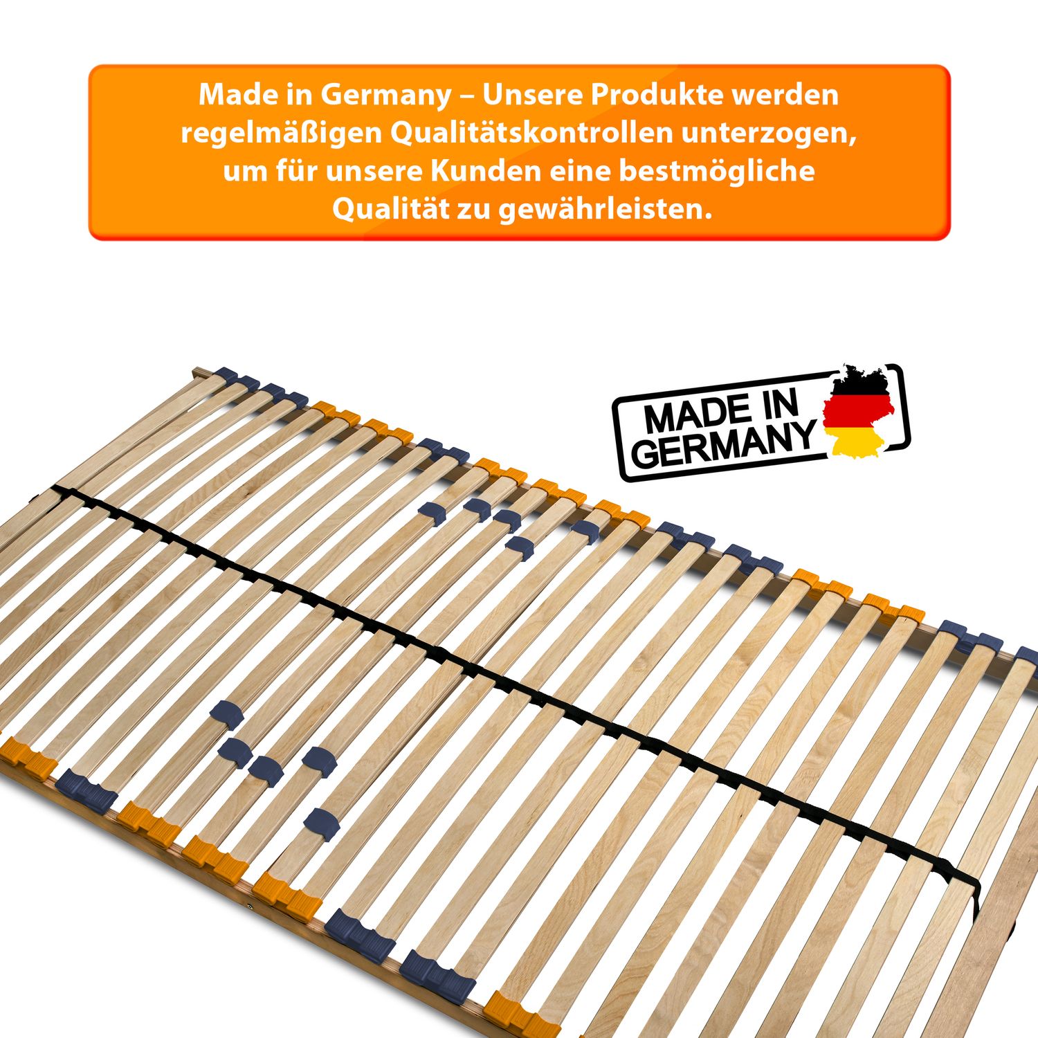 Coemo 2er Set Lattenrost 80x200cm MULTIRA 7-Zonen Kopfteil verstellbar
