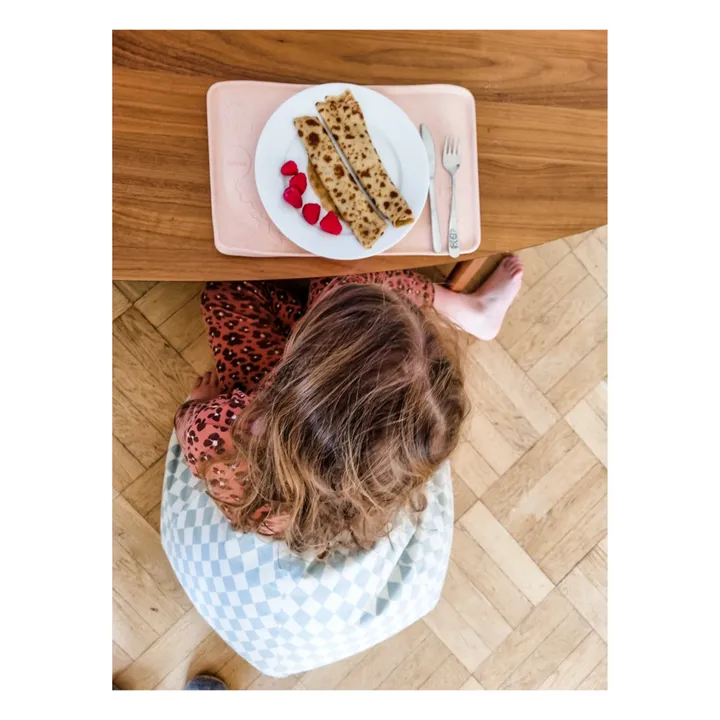 Hevea Set de table en caoutchouc naturel | Rose pêche