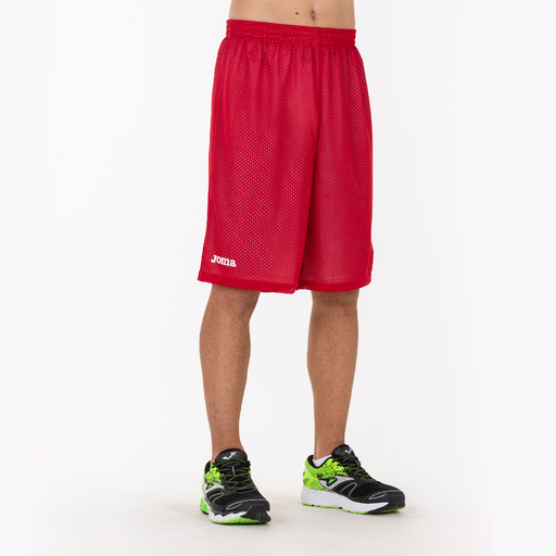 Shorts Joma Rookie Vermelho e Branco