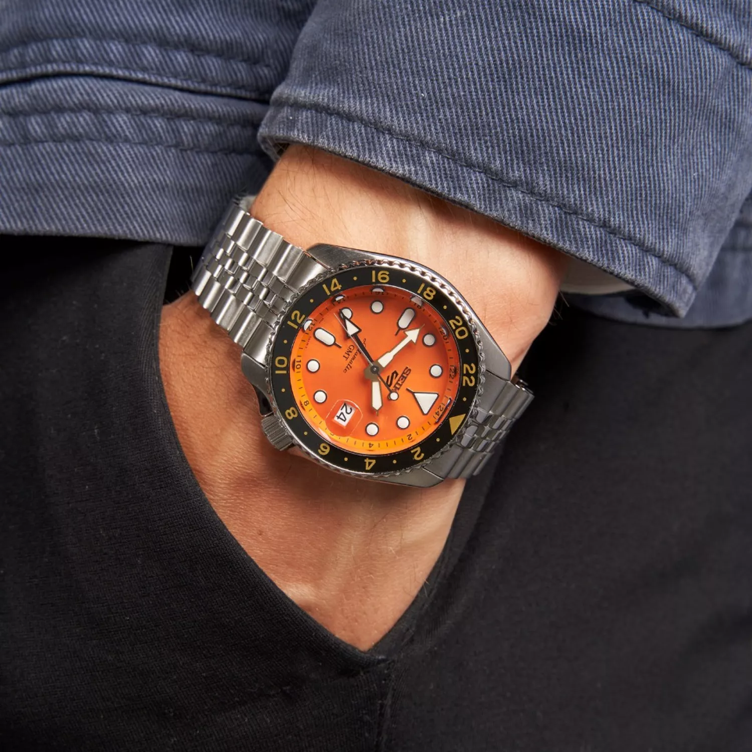 Seiko 5 Sports Automatic GMT SSK005K1