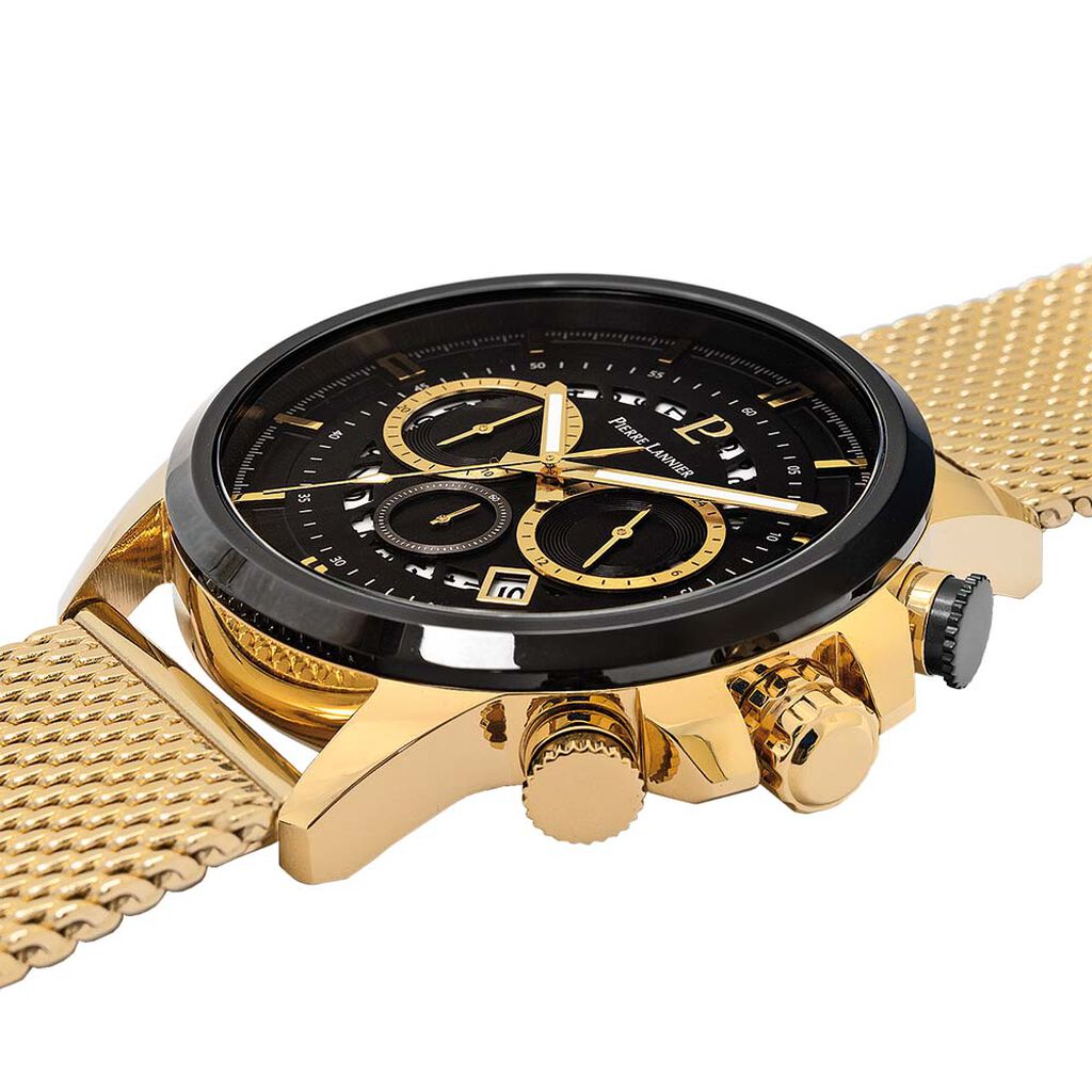 Montre Pierre Lannier Sentinelle Noir