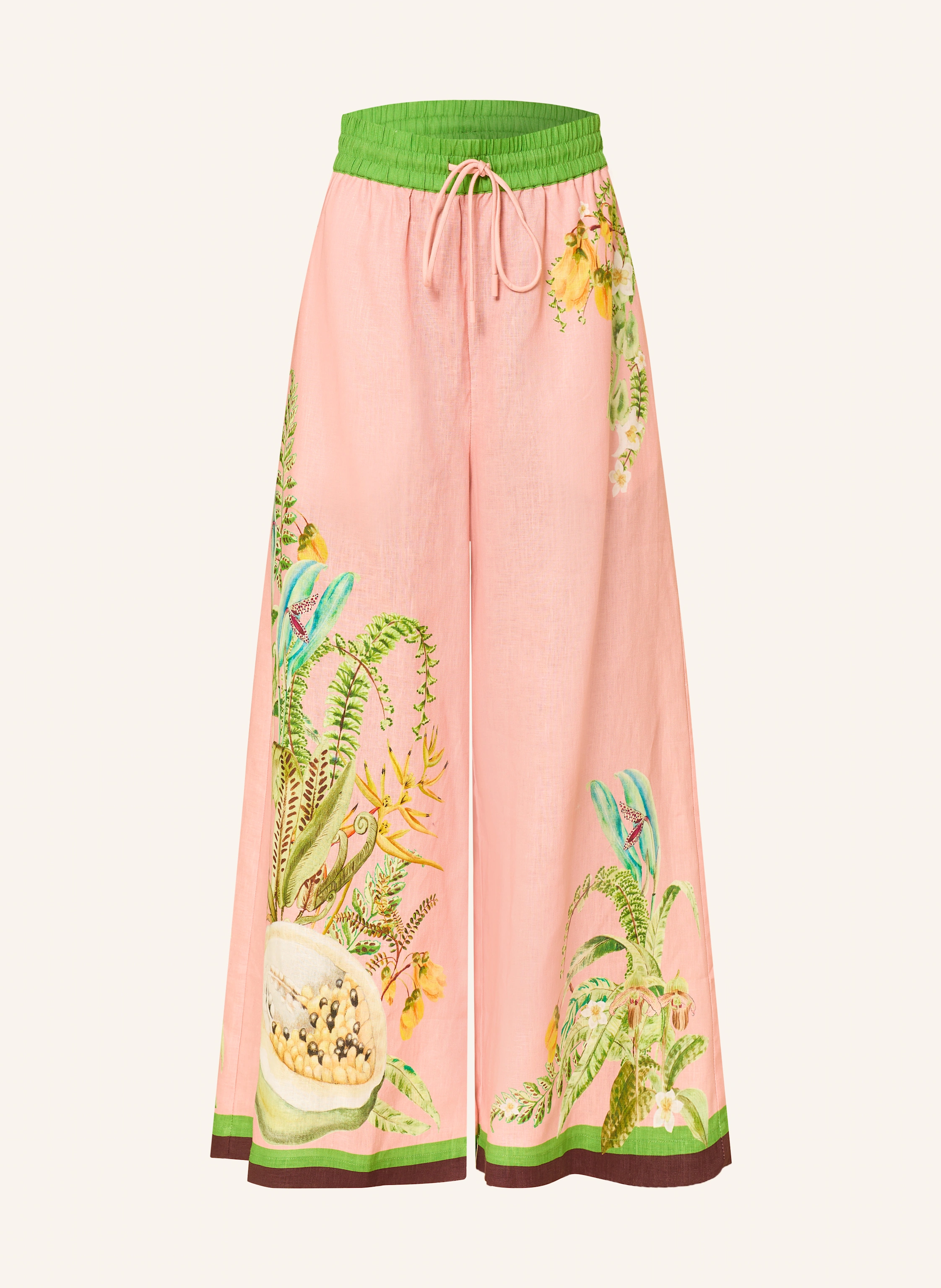 ALÉMAIS Marlenehose aus Leinen
