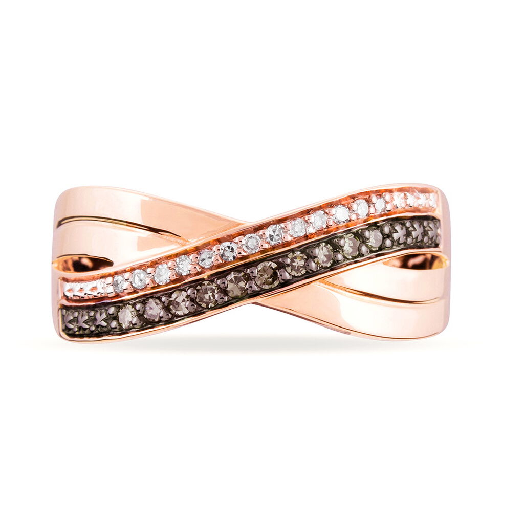 Bague Martika Or Rose Diamant