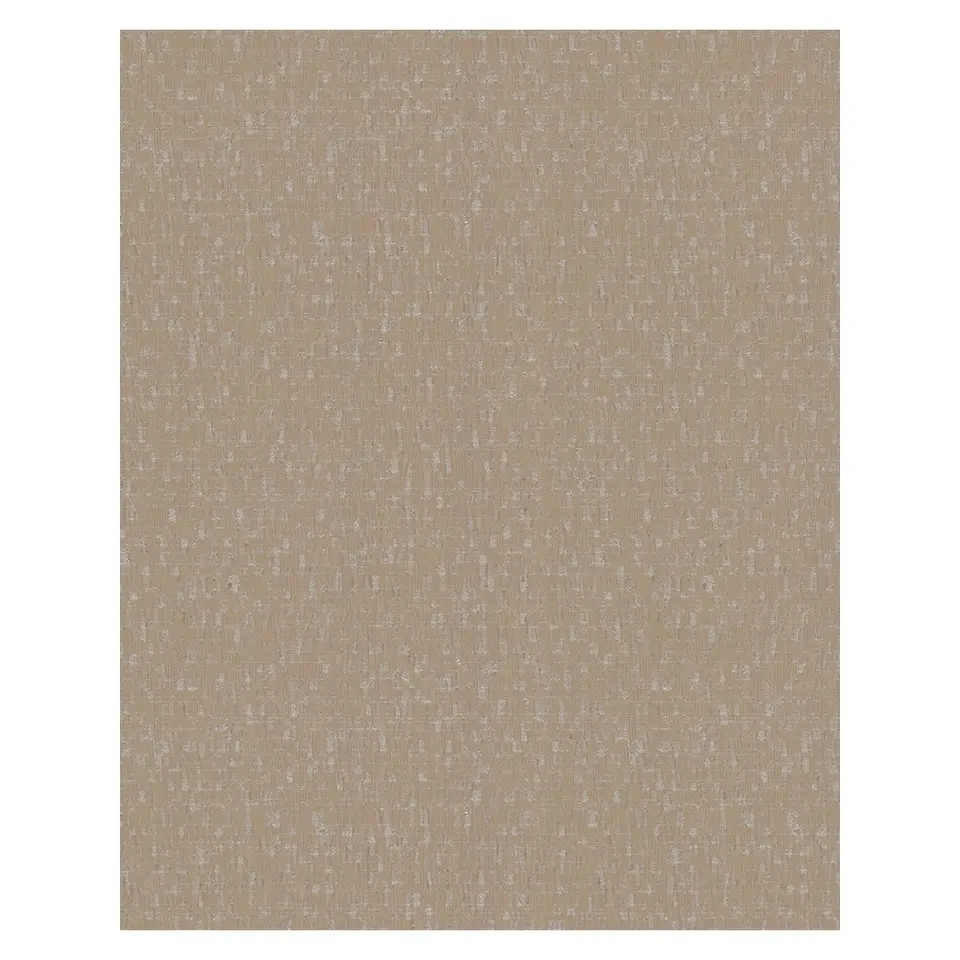 Dutch Wallcoverings - Loft uni/blokjes bruin - 0,53x10,05m