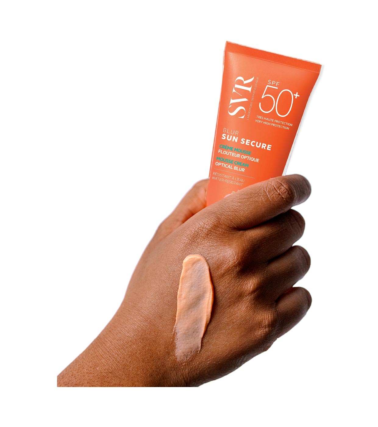 SVR - *Sun Secure* - Creme mousse solar com cor Blur SPF50+ - Sem perfume