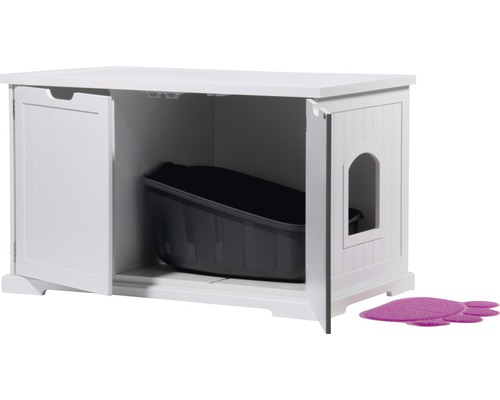Kattenkast Mohrle XL 95x54x57,5 cm wit