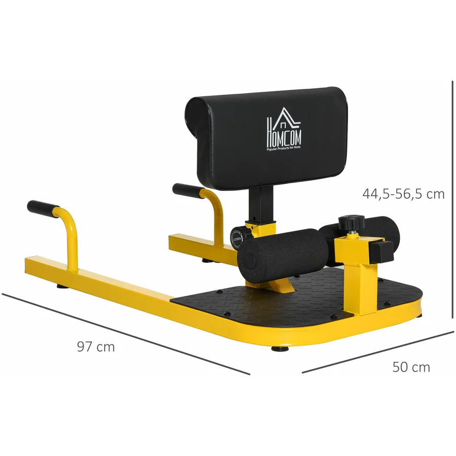 HOMCOM 3-in-1 Trainingsgerät gelb