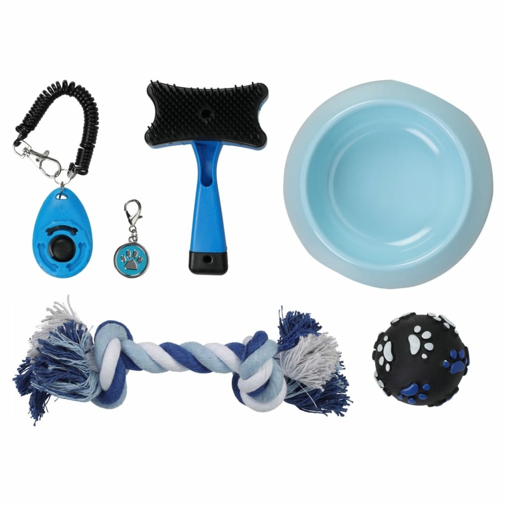 Ensemble de jeu et de soins pour chien 6 pcs