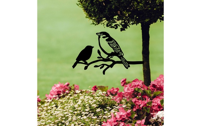 Gartenfigur »Wallxpert Vogel auf Zweig 40 x 20 cm«