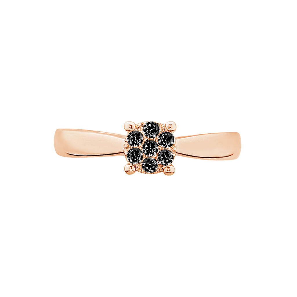 Bague Solitaire Collection Grace Or Rose Diamant