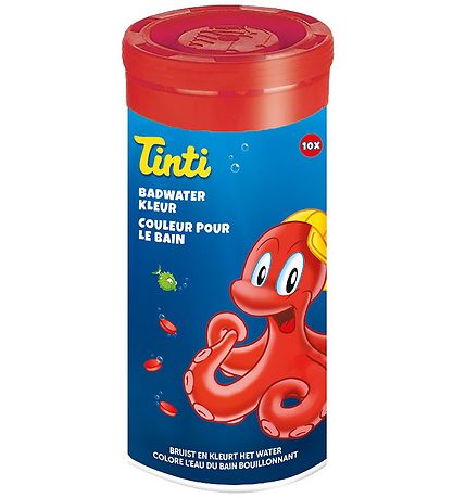 Tinti Bådefarve - 10 stk - R?d