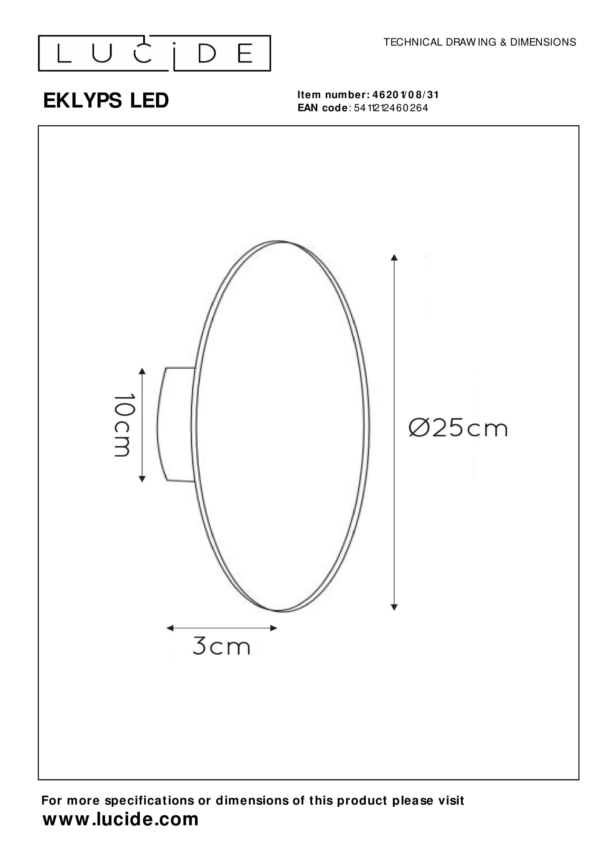 Wandleuchte EKLYPS LED
