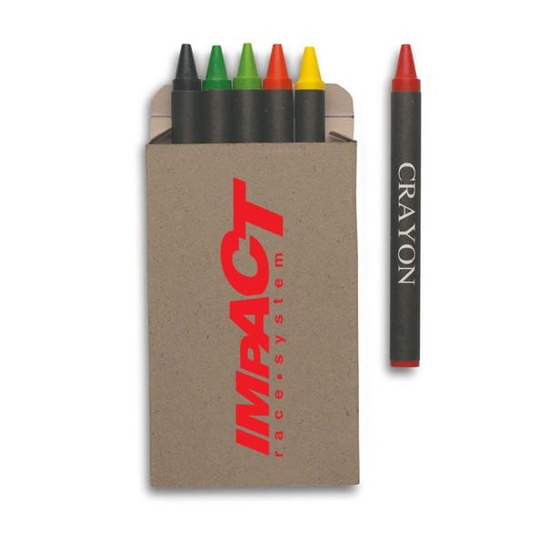 GiftRetail IT2172 - BRABO Etui 6 crayons cire