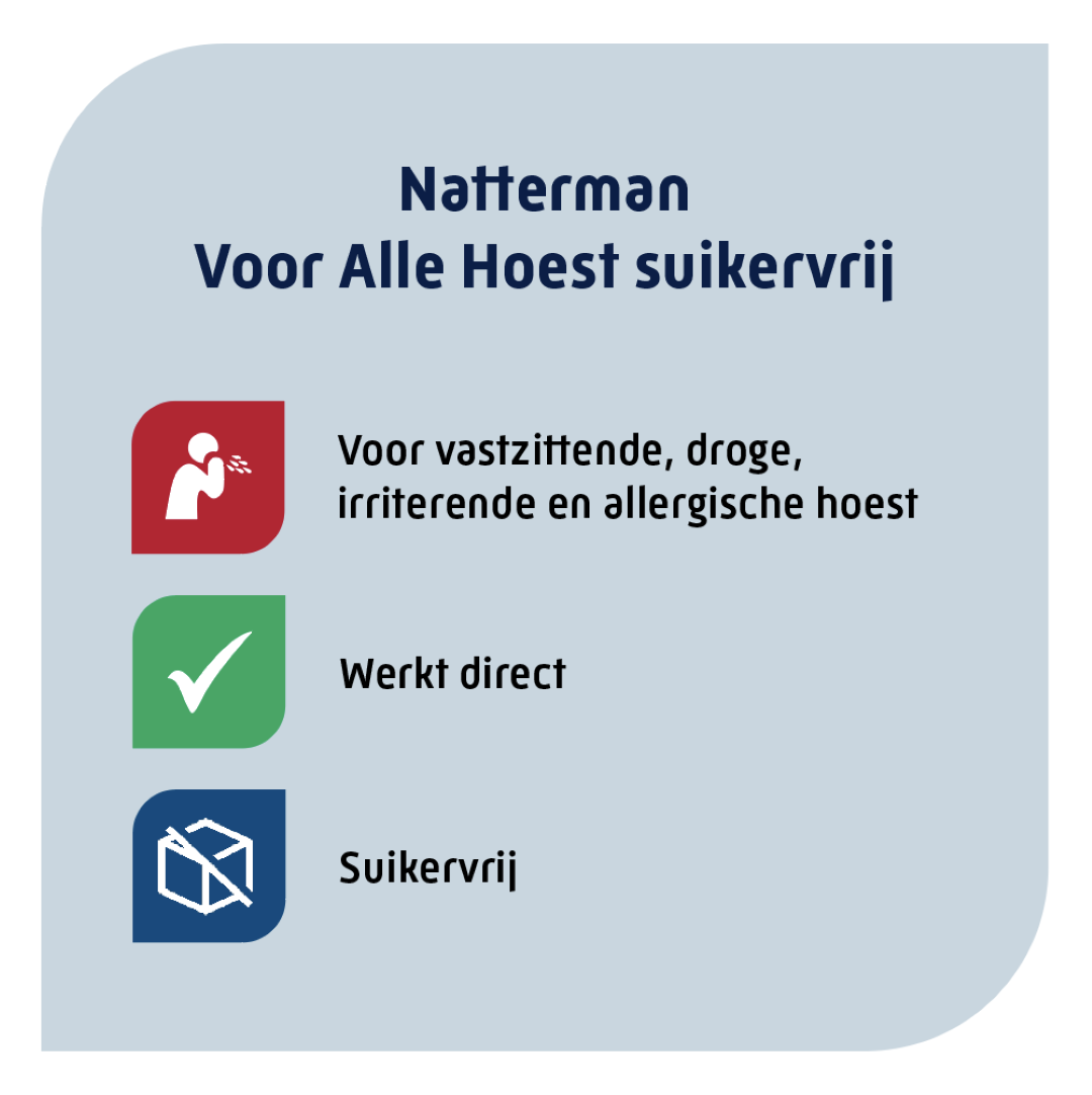 Natterman Hoest drank alle hoest suikervrij (120 ml)