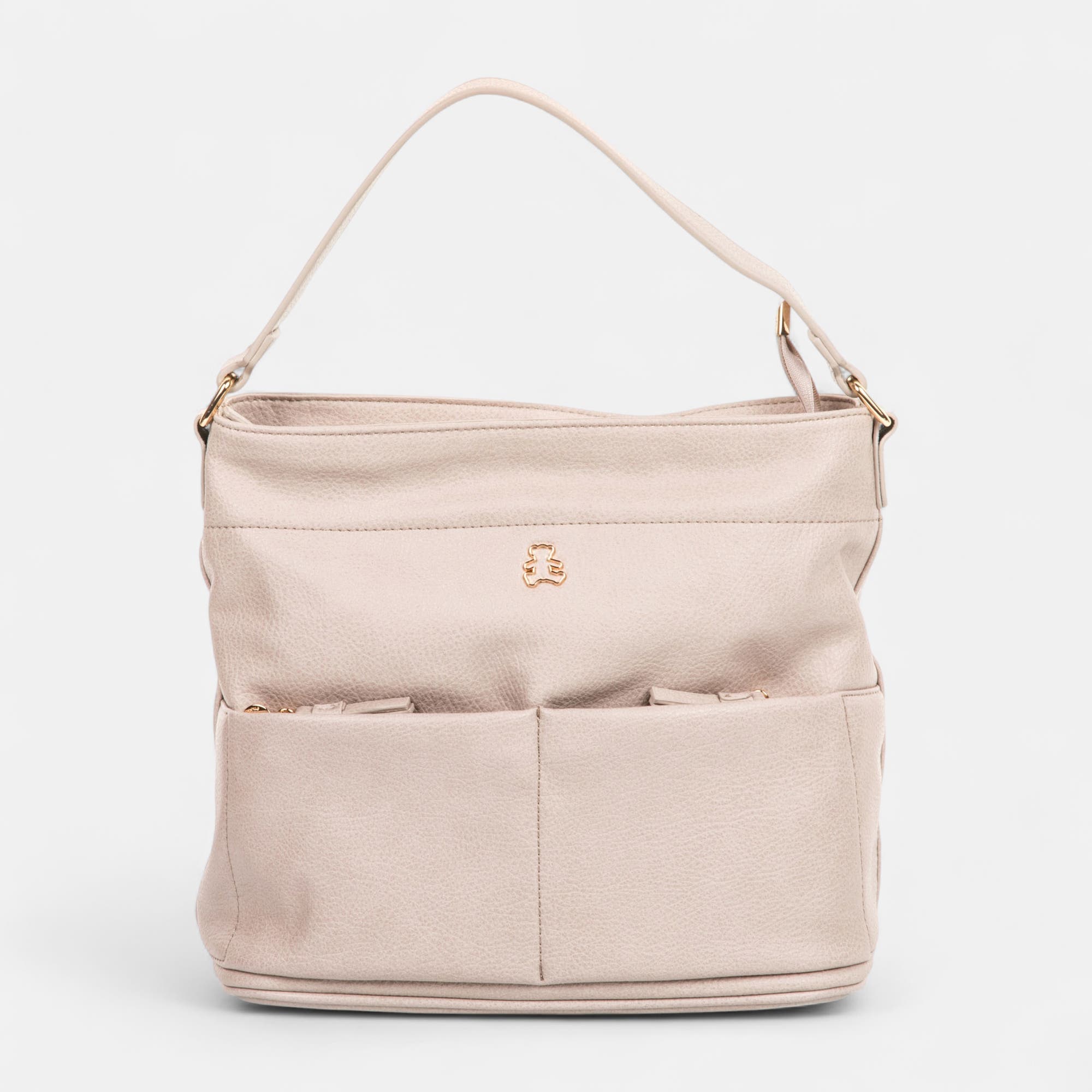 Sac de shopping taupe