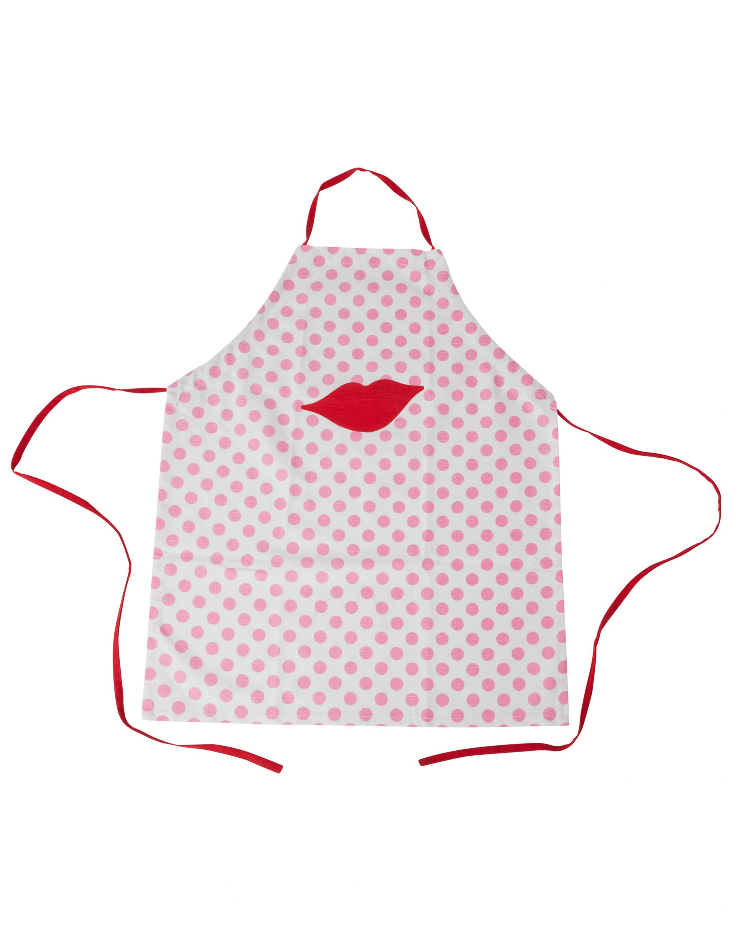 Kinderschürze KISS in rot