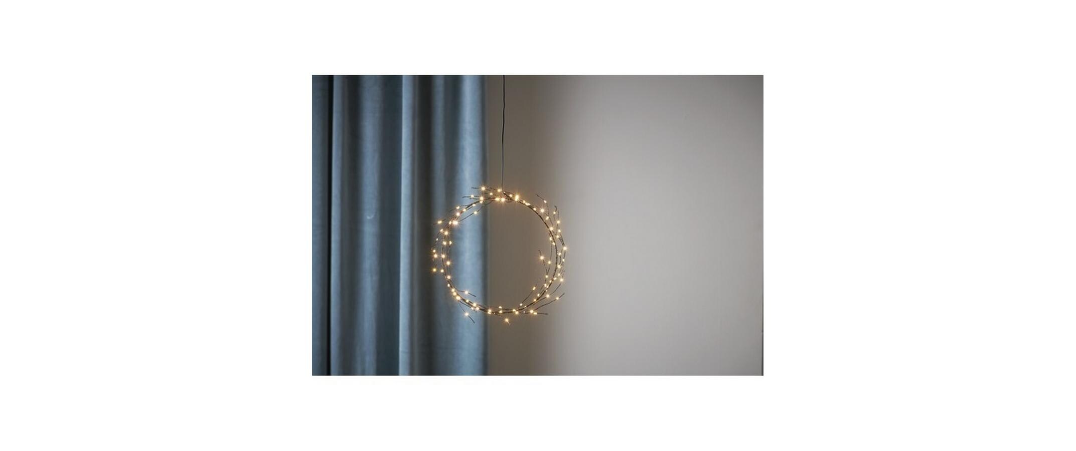 LED-Weihnachtskranz Nike 24 cm Ø IndoorLeuchtender Kranz