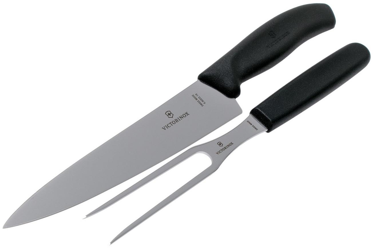 Victorinox SwissClassic 6.7133.2G 2-delige trancheerset, zwart