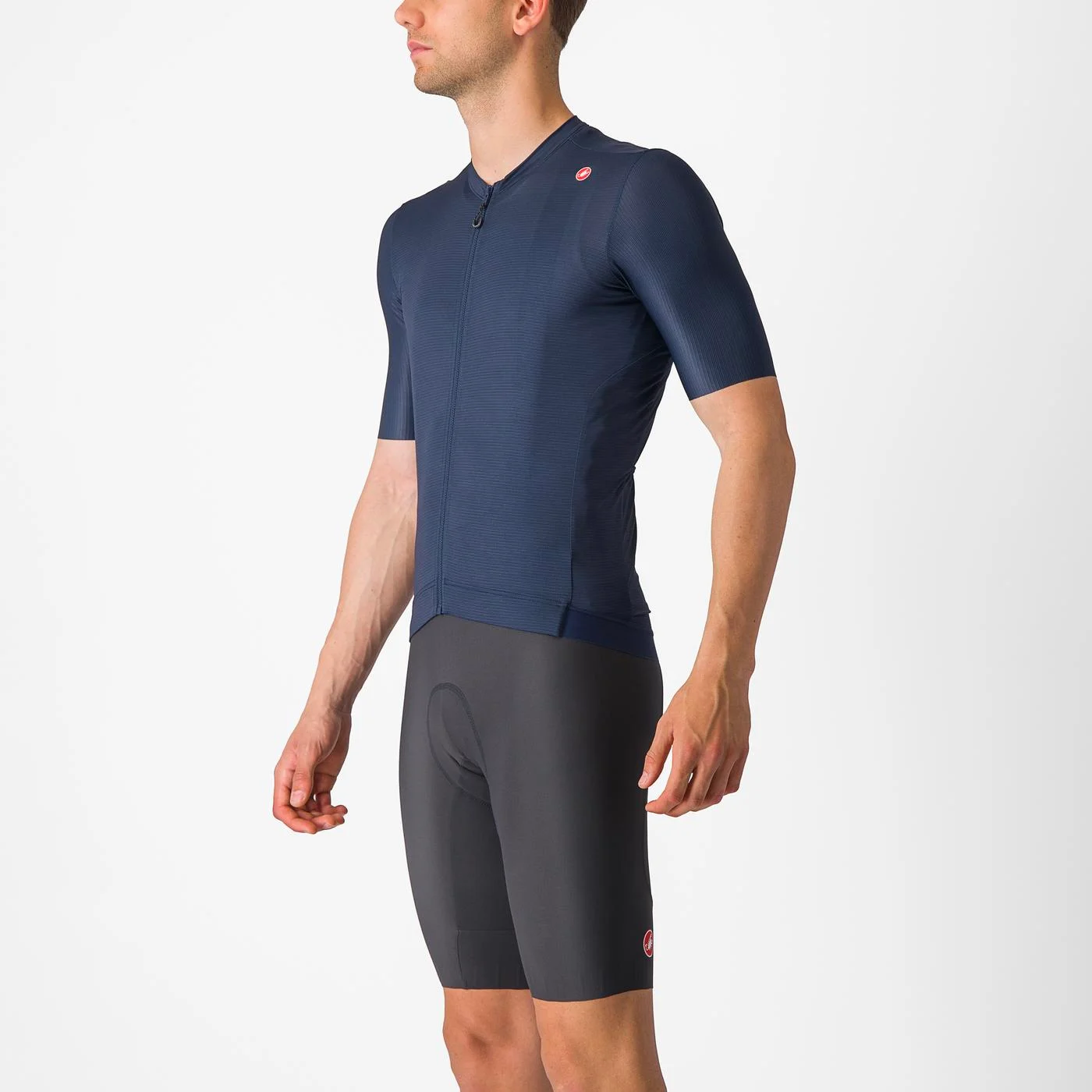 Castelli Espresso Jersey i Belgian Blue/Silver Moon