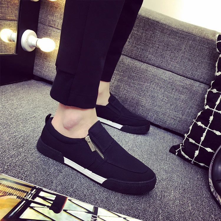 Solejoy - Canvas Loafers met Rits