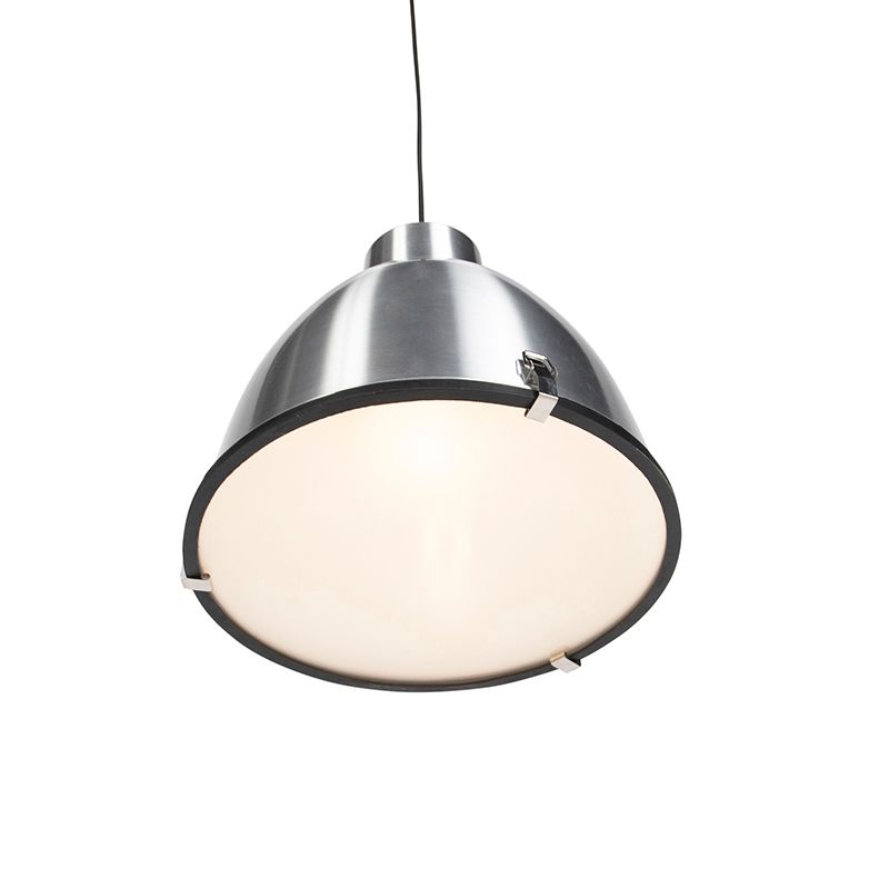 Industriële hanglamp aluminium 38 cm dimbaar - Anteros