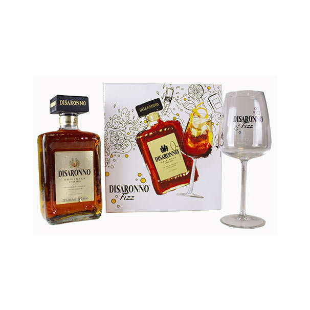 Coffret cadeau Amaretto Disaronno Fizz 1 verre