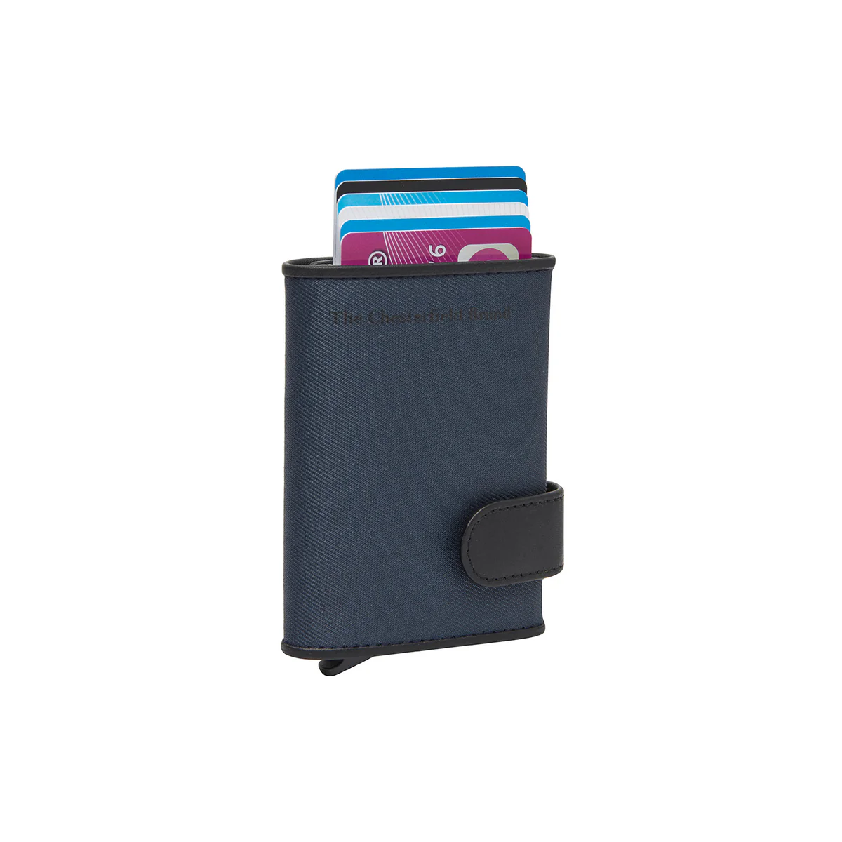The Chesterfield Brand Pashouder Sabana Nylon Wax Pull Up Navy