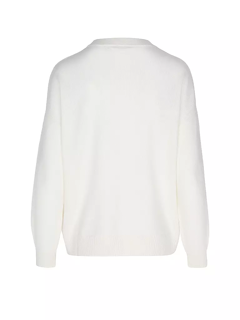 LES TRICOTS DE LEA Kaschmirpullover MAPOUPETTE weiss