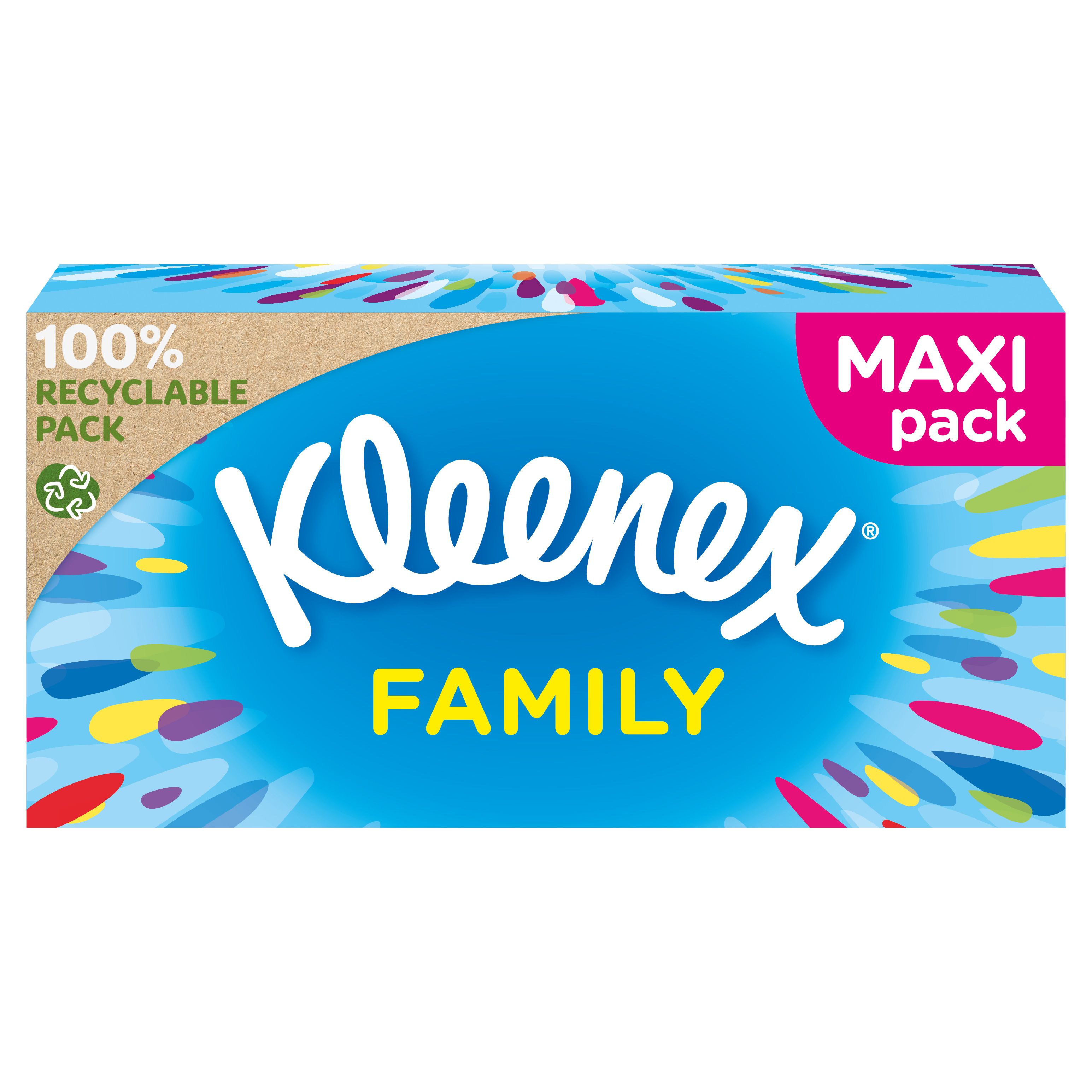 Kleenex Original Kosmetiktücher-Box Taschentücher Tücher 2-lagig