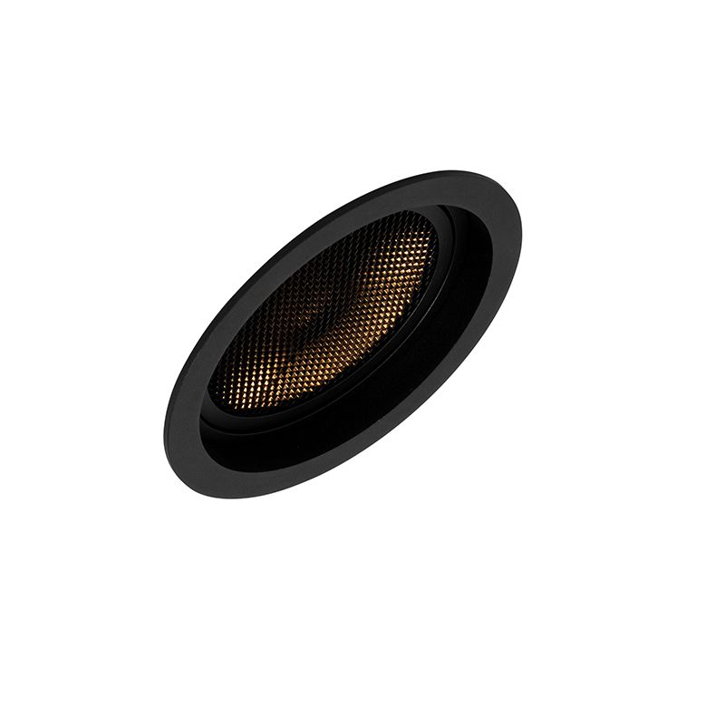 Smart inbouwspot zwart verstelbaar incl. Wifi GU10 111mm - Coop 111 Honey